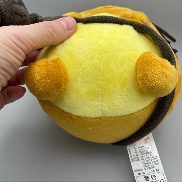 Pokemon Dedenne Plush 2014 Tomy 9” Yellow Brown Stuffed Animal Nintendo - Picture 8 of 8